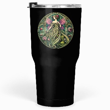 Discover Enchanted Floral Fairy Illustration Tumblers 30 Oz