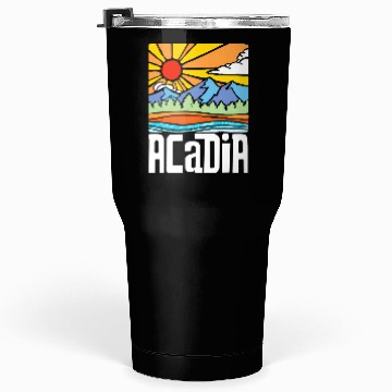Discover Acadia National Park Artistic Nature & Mountains Tumblers 30 Oz