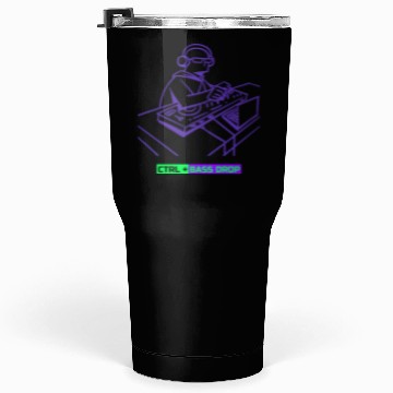 Discover CTRL + Bass Drop DJ Software Tumblers 30 Oz