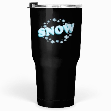 Discover Winter Snowflakes Typography Design Tumblers 30 Oz