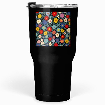 Discover Colorful Floral Pattern for Spring Wear Tumblers 30 Oz