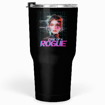 Discover Futuristic Digital Rogue Illustration Tumblers 30 Oz