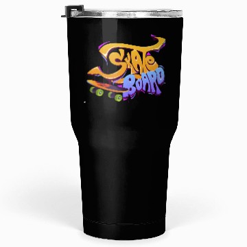 Discover Skateboard Graffiti Art Design Tumblers 30 Oz
