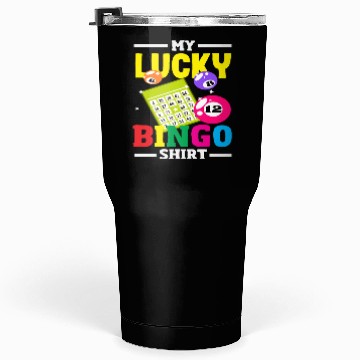 Discover Lucky Bingo Skein Print Design Tumblers 30 Oz