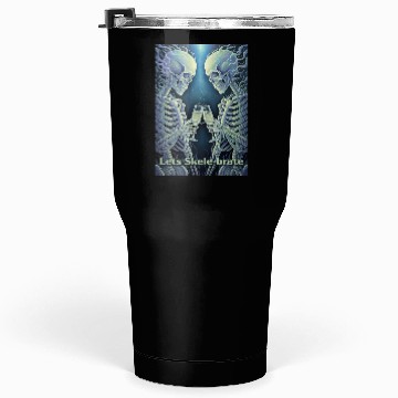 Discover Celestial Skeleton Toasting Champagne Tumblers 30 Oz