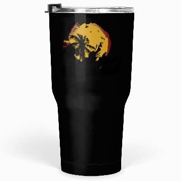 Discover Tropical Sunset Night Tumblers 30 Oz