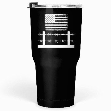 Discover Barbed wire America Tumblers 30 Oz