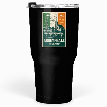 Discover Abbeyfale Ireland Church Skyline Tumblers 30 Oz