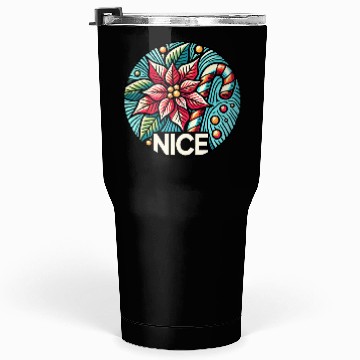 Discover Festive Poinsettia Holiday Patch Tumblers 30 Oz