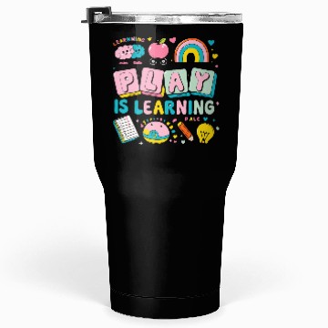 Discover back to school-Colorful Learning Play Illustration Tumblers 30 Oz