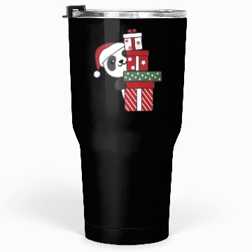 Discover Panda Christmas Gift Winter Animals Pandas Tumblers 30 Oz