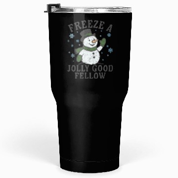 Discover Frosty Snowman Jolly Greeting Design Tumblers 30 Oz
