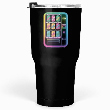 Discover Y2K Cyber Vending Machine with Iridescent Drinks Tumblers 30 Oz