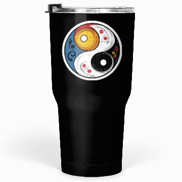 Discover Celestial Balance Yin Yang Art Tumblers 30 Oz