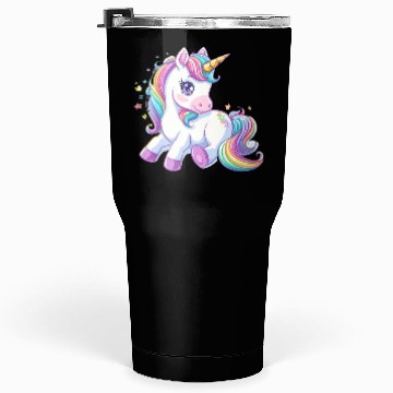 Discover Cute unicorn rainbow fantasy Tumblers 30 Oz