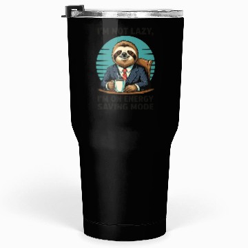 Discover Energy Saving Mode Sloth Tumblers 30 Oz