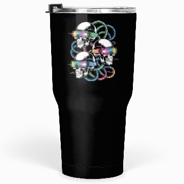 Discover VR Skeleton Head Circuit Vision Streetwear Tumblers 30 Oz