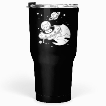 Discover Space Cat Adventure Design Tumblers 30 Oz
