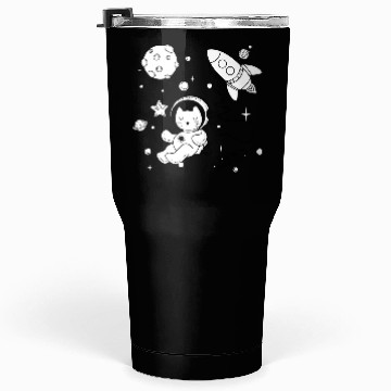 Discover Cosmic Kitty in Space Adventure Tumblers 30 Oz