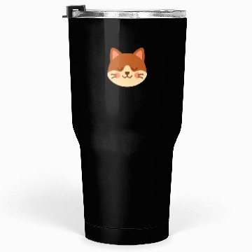 Discover Minimal Cat Face – Cute Kitty Tumblers 30 Oz