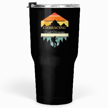 Discover Embracing Fresh Harmony | Mountain Ski Adventure Tumblers 30 Oz