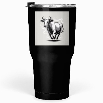 Discover Running Cow Graphic Tumblers 30 Oz