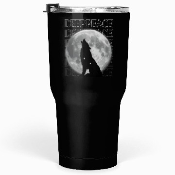 Discover Wolf Howling at Full Moon Design Tumblers 30 Oz