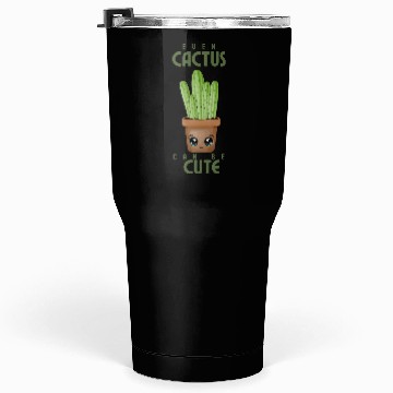 Discover Adorable Cactus with Big Eyes Design Tumblers 30 Oz