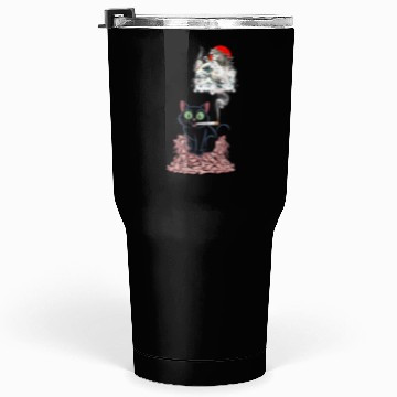 Discover Black Cat Smoking Cigarette Catzilla Tumblers 30 Oz