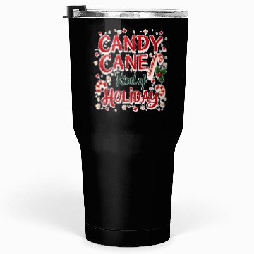 Discover Candy Cane Holiday Celebration Design Tumblers 30 Oz