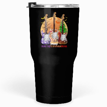 Discover Happy HalloThanksMas Guitar  Tumblers 30 Oz