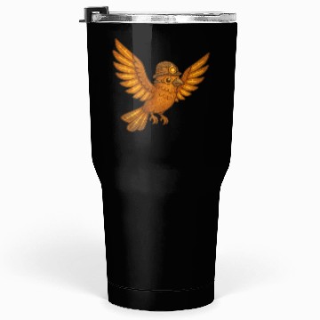 Discover Steampunk Owl with Gears and Lantern Tumblers 30 Oz