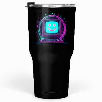 Discover Retro Digital Computer Design Tumblers 30 Oz