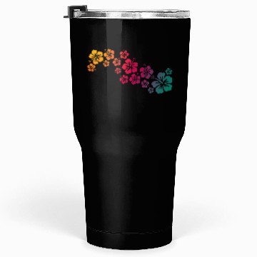 Discover hibiscus blooms - colored Tumblers 30 Oz