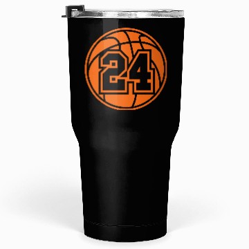 Discover 24 Basketball Vector 1_color TAS Tumblers 30 Oz