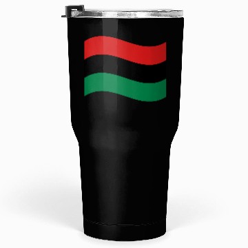 Discover Red, Black & Green Flag Tumblers 30 Oz