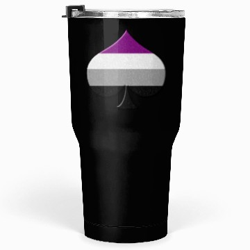 Discover Asexual Pride Ace Symbol Tumblers 30 Oz