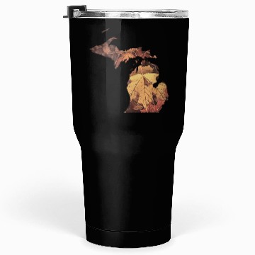 Discover Michigan Autumn Fall Leaves Tumblers 30 Oz