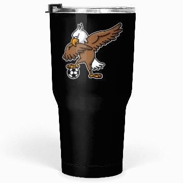 Discover Dabbing dab American Eagle soccer football Tumblers 30 Oz