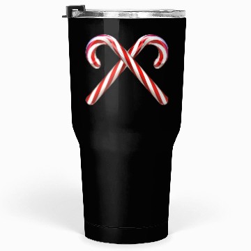 Discover Crossed candy canes Tumblers 30 Oz