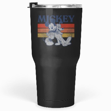 Discover Disney Mickey And Friends Mickey And Pluto Retro Line Tumblers 30 oz
