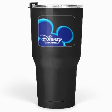 Discover Disney Channel  Mickey Mouse Blue Retro 2000s Logo Tumblers 30 oz