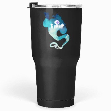 Discover Ala.ddin Watercolor Genie Disney Tumblers 30 oz