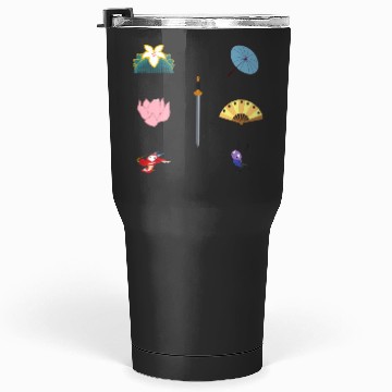 Discover Samurai Warrior  : Disney Mulan Anime Mushu, Mulan and Mushu Tumblers 30 oz