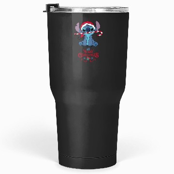 Discover Merry Christmas Stitch  Lilo  Stitch Cute Lovable Character Sticker, Stitch Eras Tour , Stitch Shirt, Disney Land Lilo and Stitch Tumblers 30 oz
