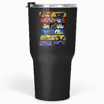 Discover Disneys Kingdom Hearts Epic Character Panels Distressed Logo Tumblers 30 oz