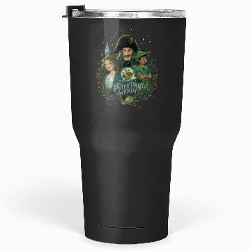 Discover Disneys Peter Pan Wendy Illustrated Characters Disneys Tumblers 30 oz