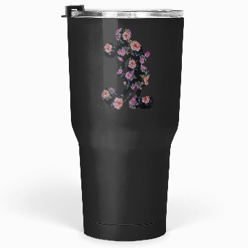 Discover Disney Floral Mickey Raglan Baseball Tee Tumblers 30 oz