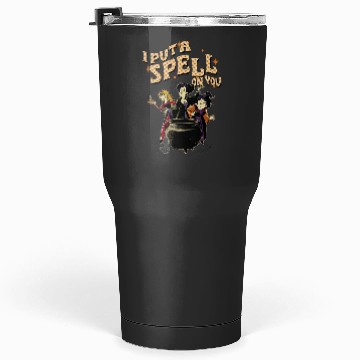 Discover Womens Disneys Hocus Pocus Halloween Sanderson Sisters Spell On You VNeck Tumblers 30 oz