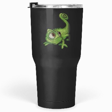 Discover Disneys tangled pascal sketch premium Tumblers 30 oz